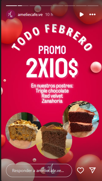 Las ofertas de los comercios en Venezuela por el Día de San Valentín