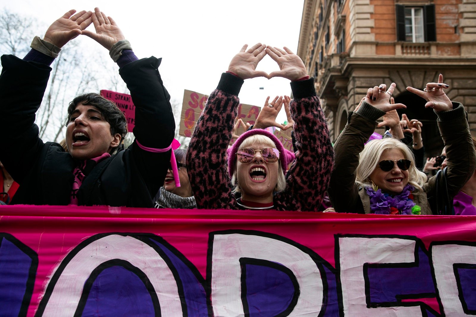 En imágenes: así marcharon las mujeres en distintos países para conmemorar el 8M