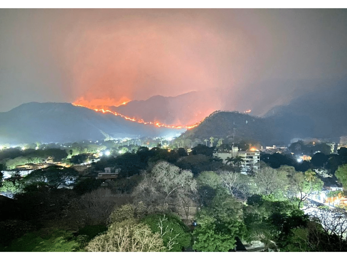 Incendio en el parque nacional Henri Pittier: las labores para sofocar el fuego