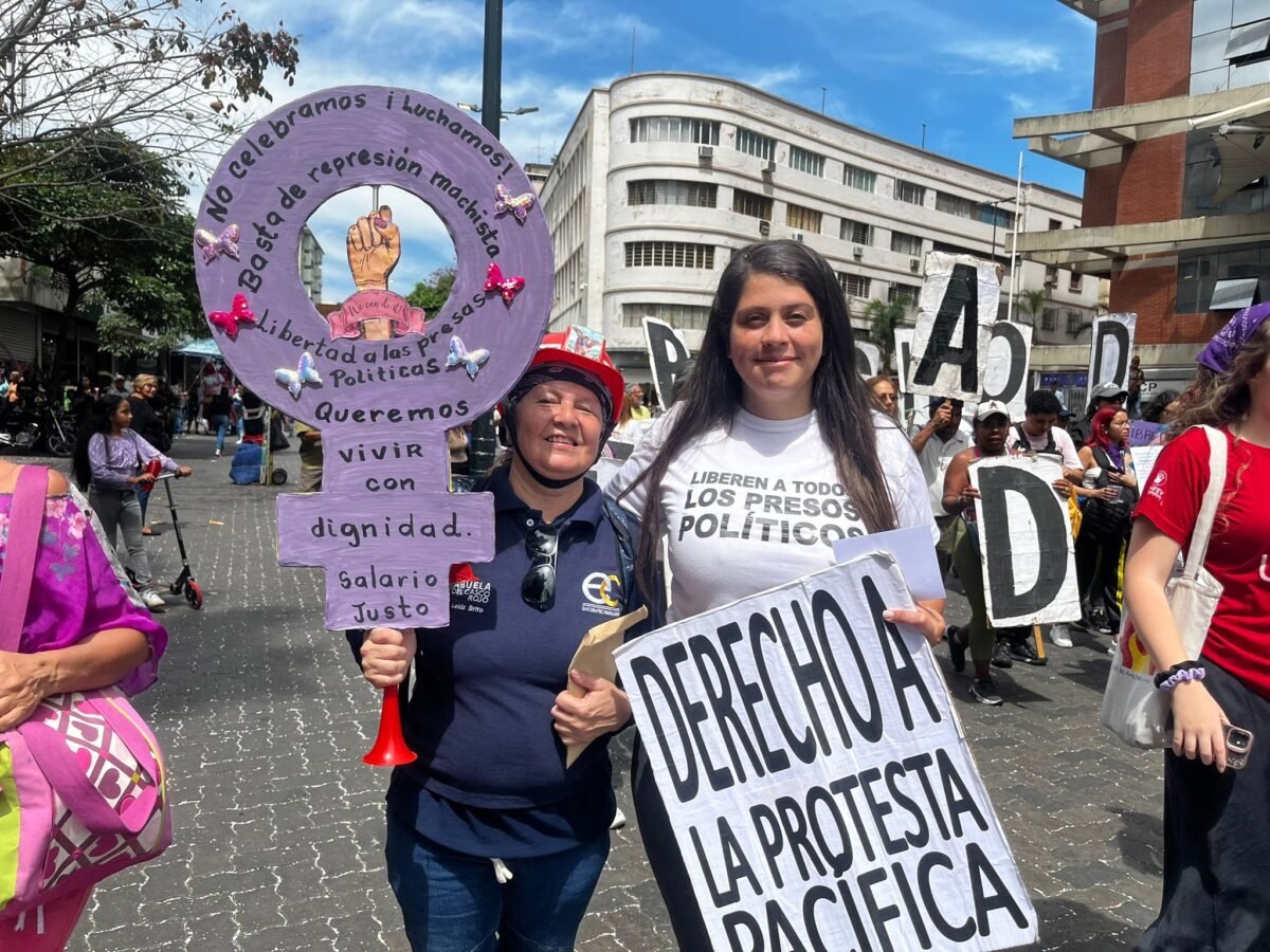 Madres de presos políticos se concentraron en Caracas para exigir su liberación: los detalles