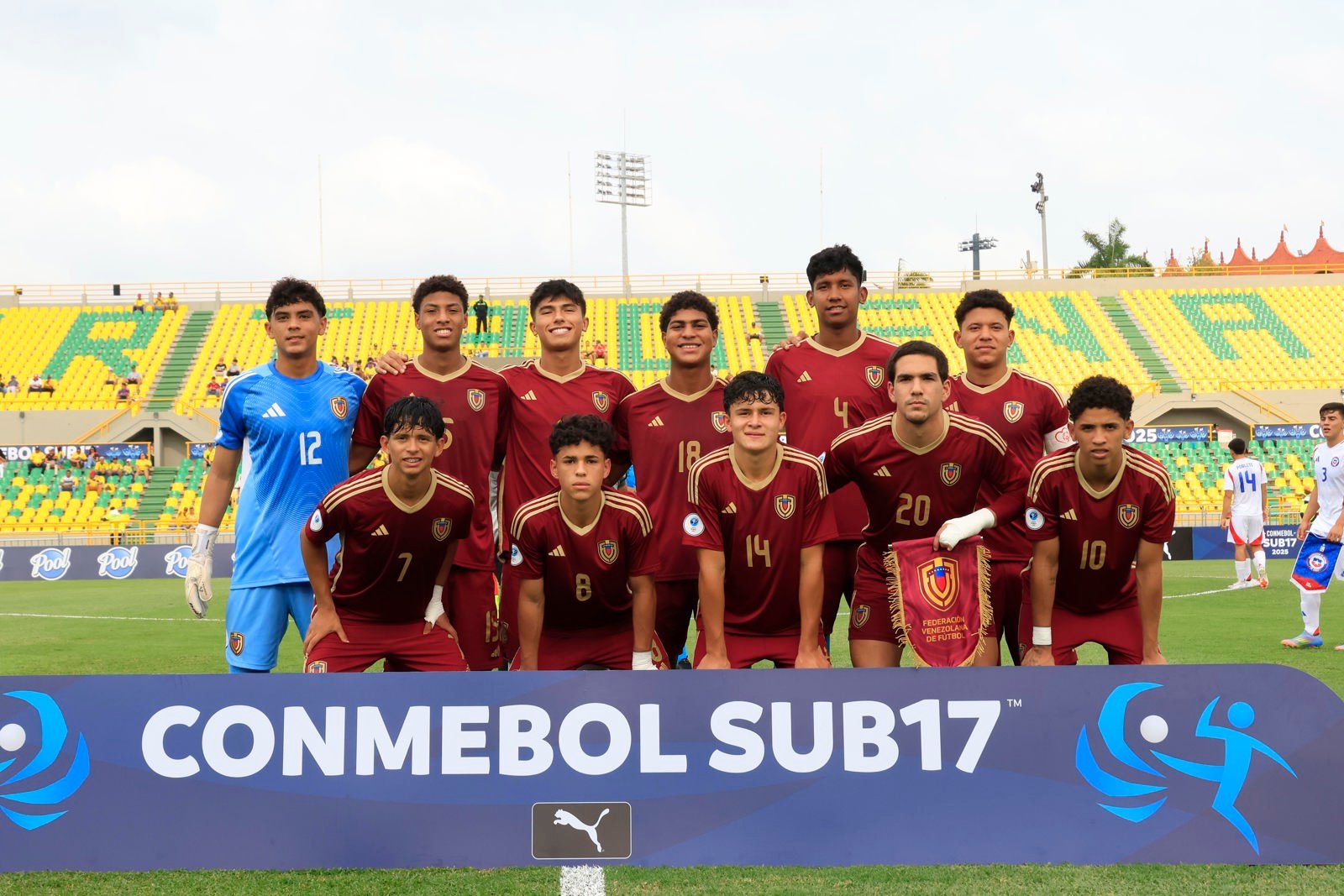 Venezuela goleó a Chile 3-0 y se quedó con el tercer puesto del Sudamericano Sub-17